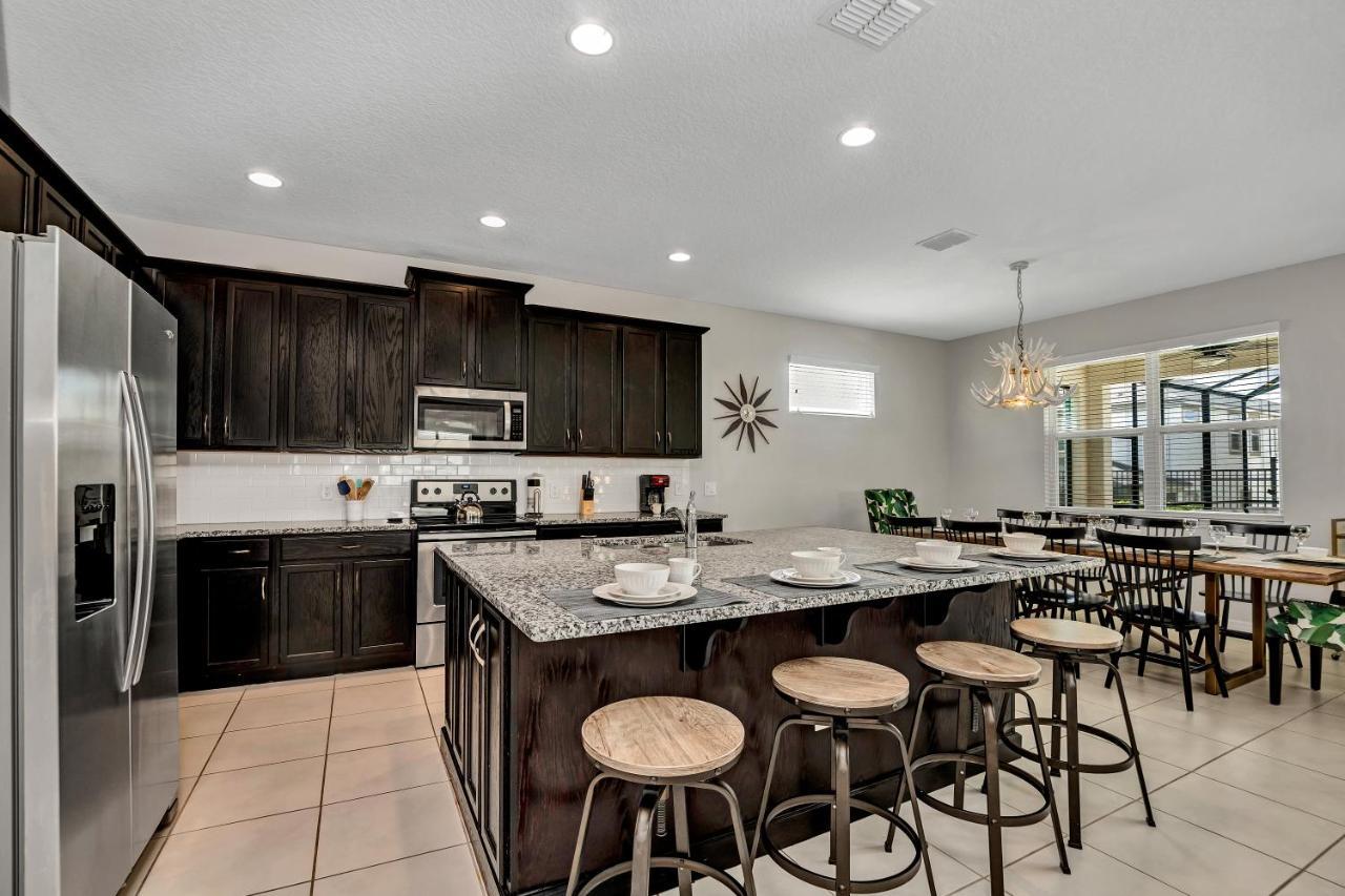 Modern Villa Wprivate Pool&Spa, Free Water Park Orlando Exteriör bild
