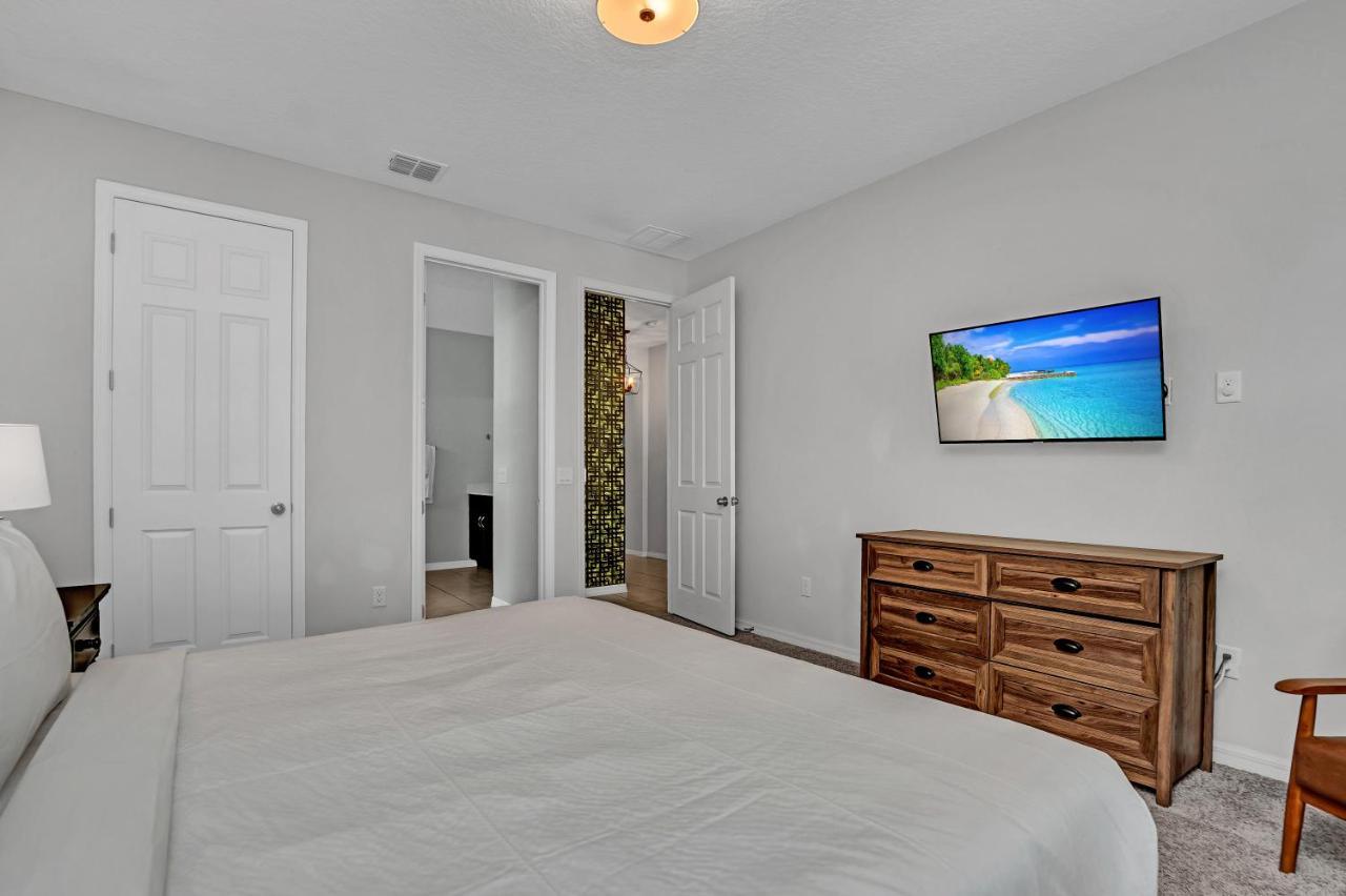 Modern Villa Wprivate Pool&Spa, Free Water Park Orlando Exteriör bild